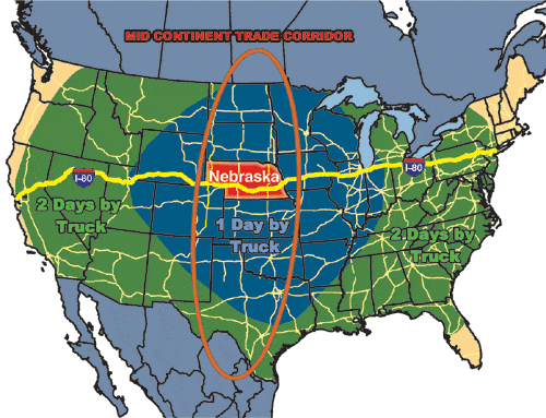 Two days travel by truck